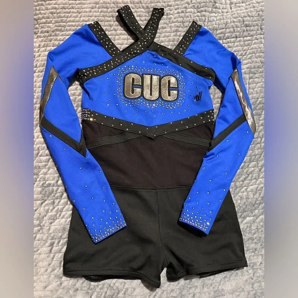 Stage Wear Ballet Dance Gymnastics Girls Long Sleeve Leotard & Shorts At…